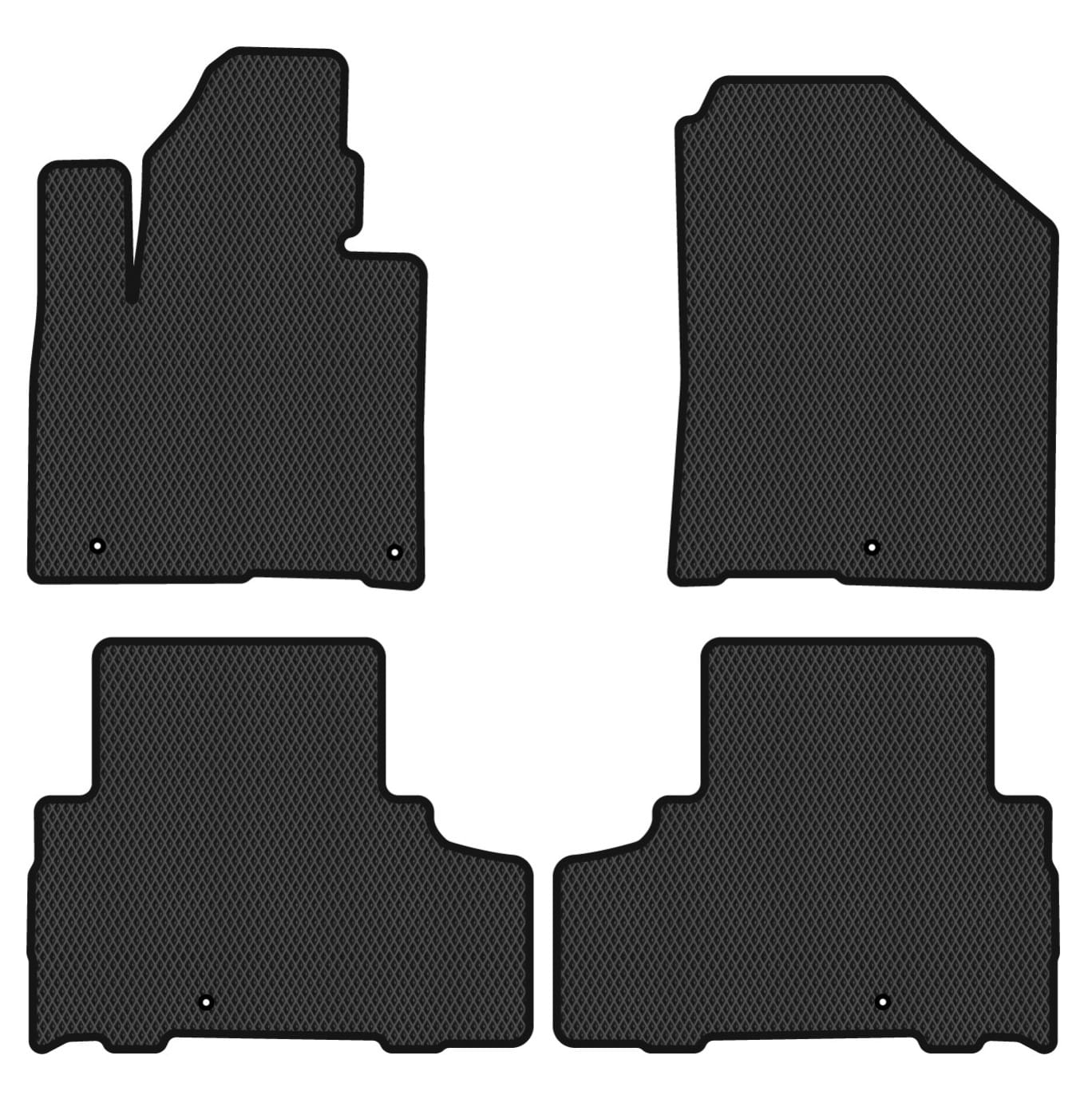 EVA коврики в салон авто EVAtech для Sorento (UM) 7 seats Kia 2014-2020 3 поколение SUV Korea KI1355PVC4LA5RBB