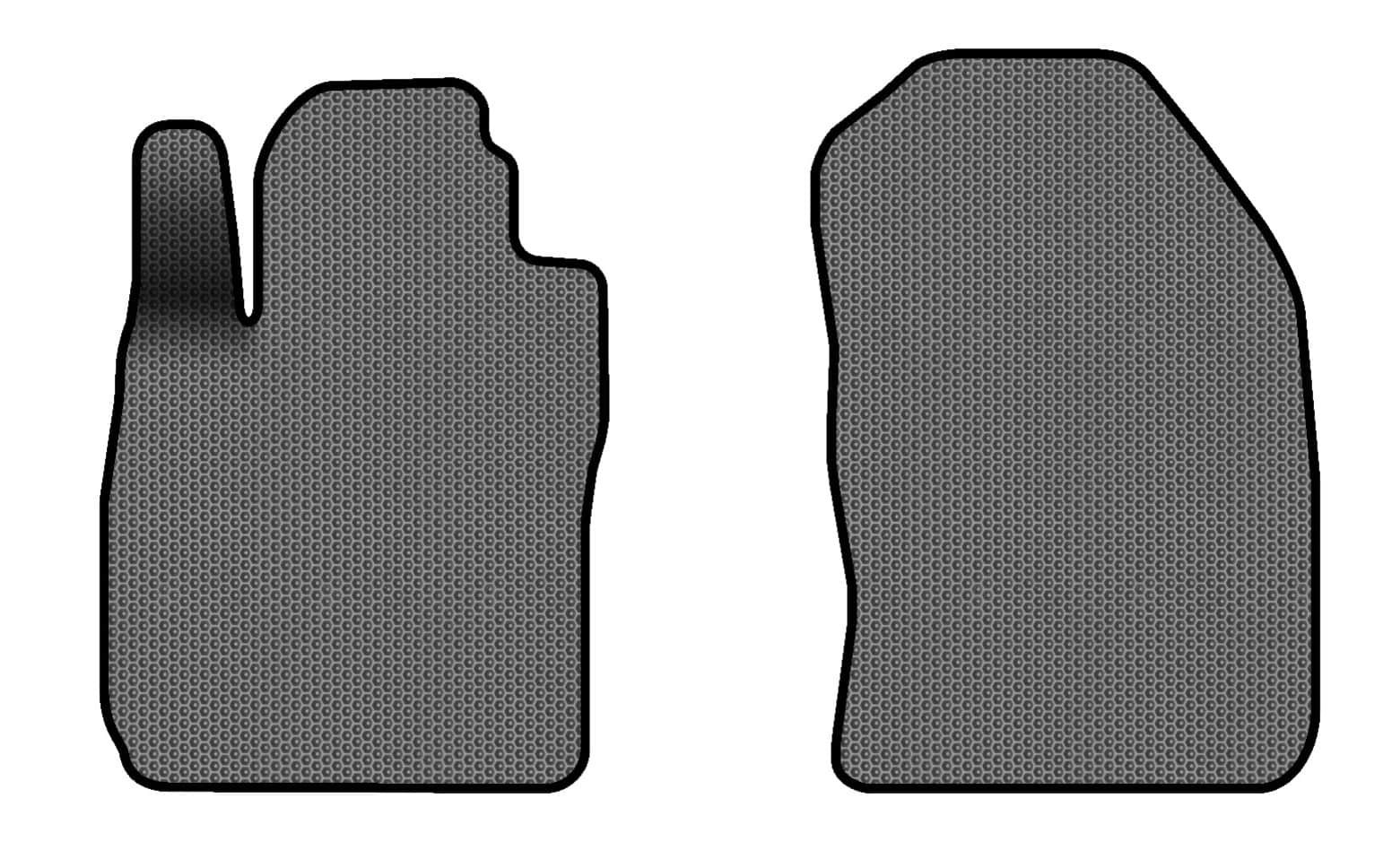 EVA килимки в салон авто передні EVAtech для Fiesta (Mark 7) 5-doors Ford 2009-2017 6 покоління Htb USA FD1699AV2SGB