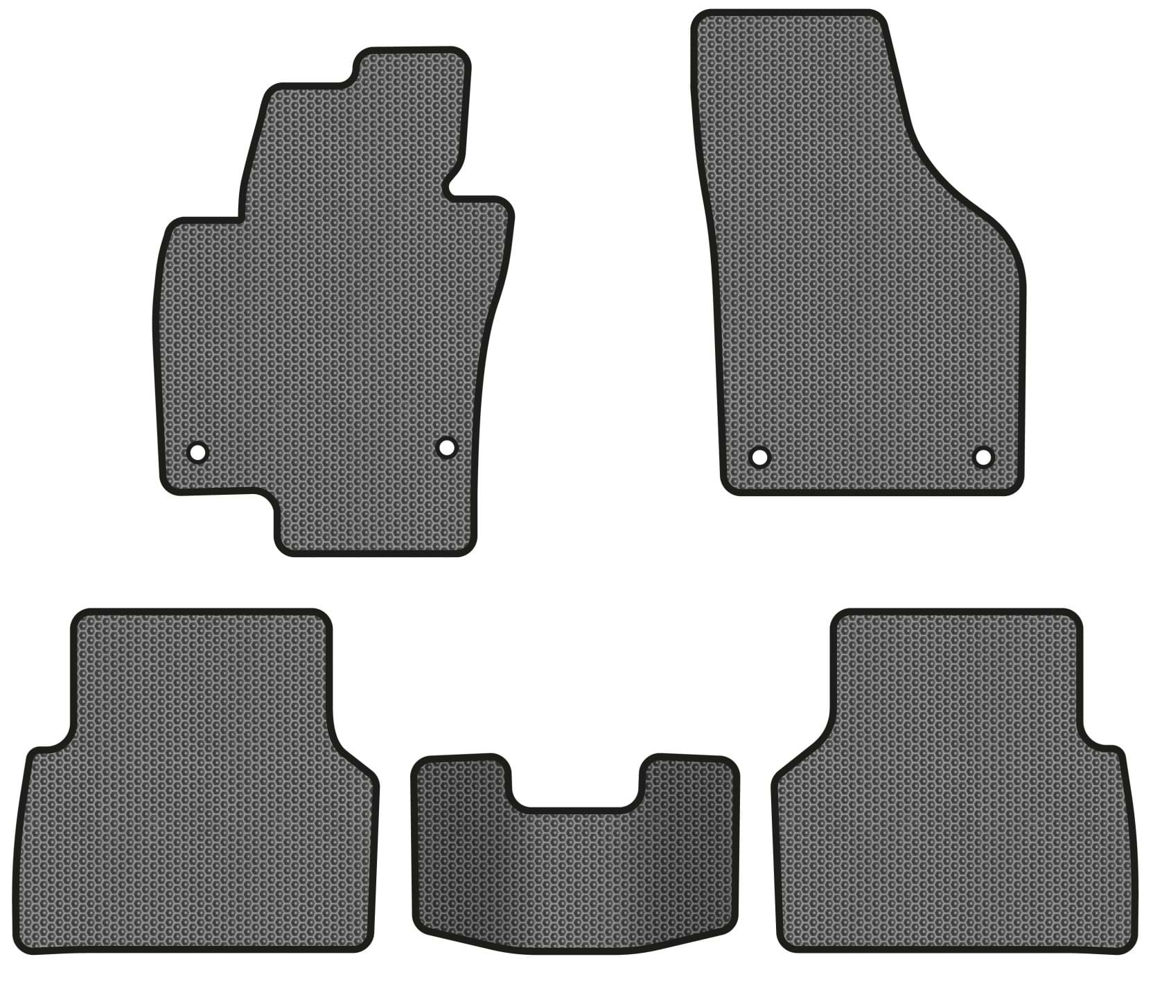 EVA килимки в салон авто EVAtech для Tiguan (NF) MT Volkswagen 2007-2018 1 покоління SUV EU (VW32987CZ5AV4SGB)