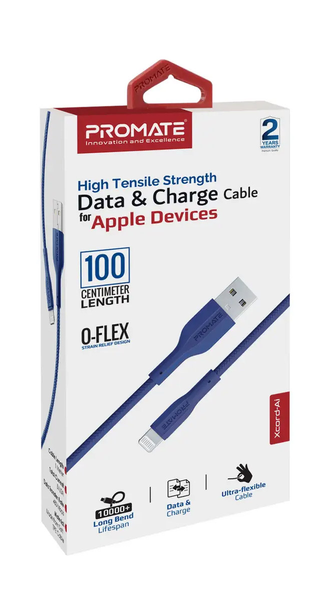 Фото - Кабель синхронизации данных Promate Xcord-ai Navy