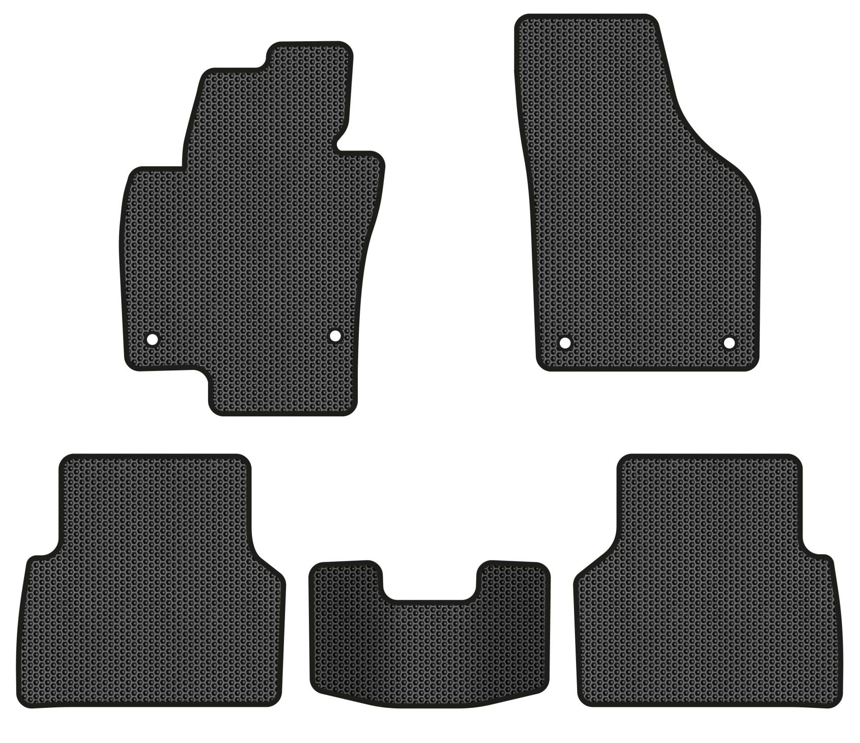 EVA килимки в салон авто EVAtech для Tiguan (NF) MT Volkswagen 2007-2018 1 покоління SUV EU (VW32987CZ5AV4SBB)