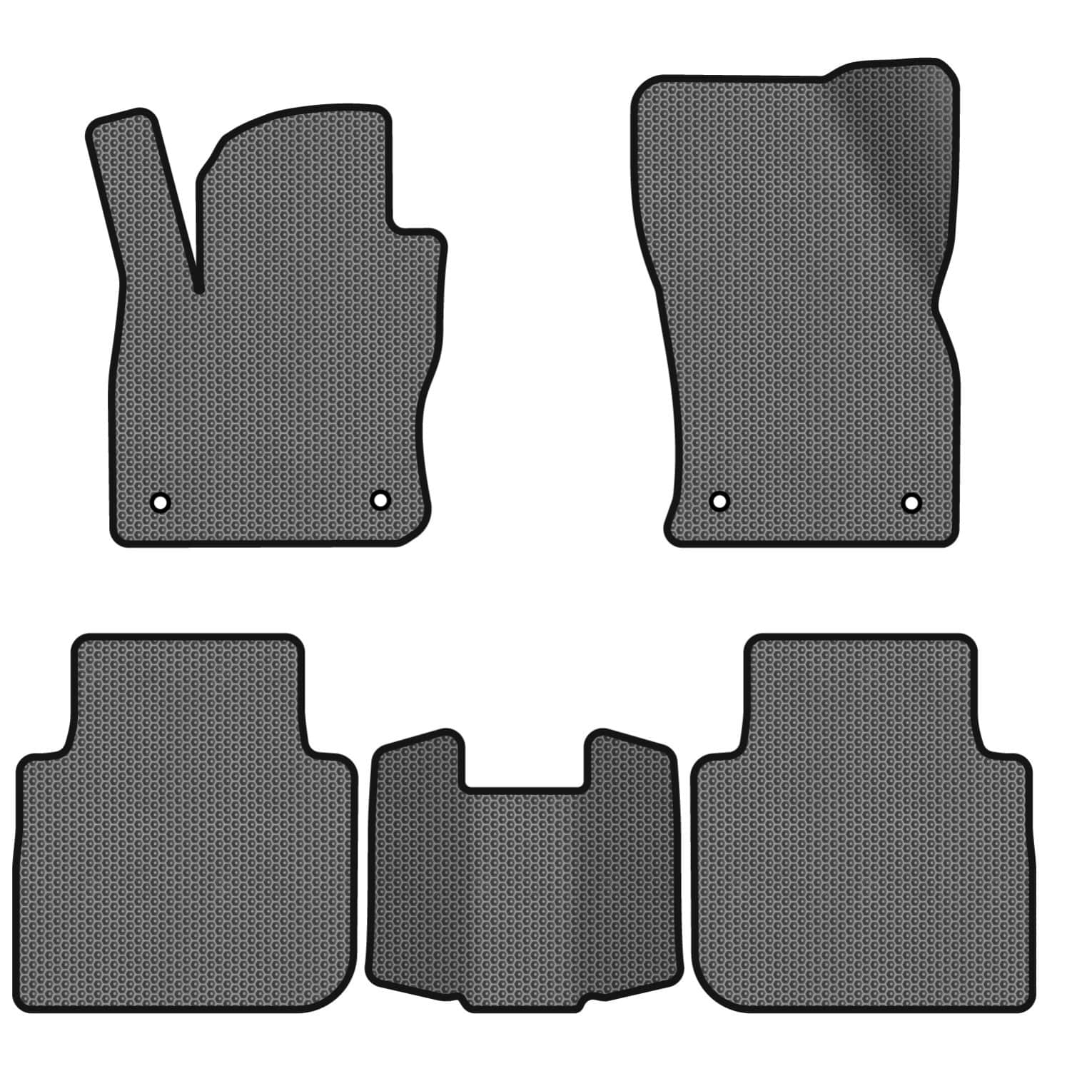 EVA коврики в салон авто EVAtech для Tiguan Allspace 5 seats Volkswagen 2016-2020 1 поколение SUV USA (VW13965CN5AV4SGB)