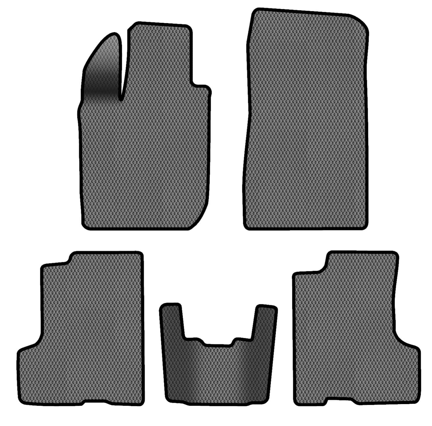 EVA килимки в салон авто EVAtech для Duster (HM) AT Renault 2018 2 покоління SUV EU RT11403C5RGB