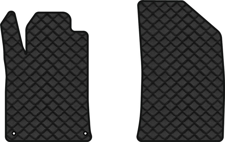 Коврики из экокожи в салон авто передние EVAtech ECO для 508 Peugeot 2010-2018 1 поколение Combi EU PT3705AV2CP2BBB