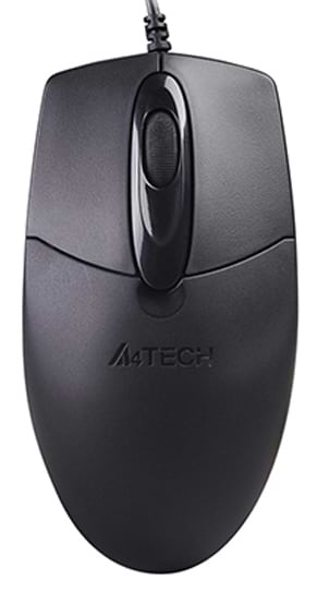 Миша дротова A4tech OP-720S USB Black - Фото 1