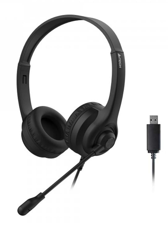 Фото - Гарнитура проводная A4tech HU-8 (Black)