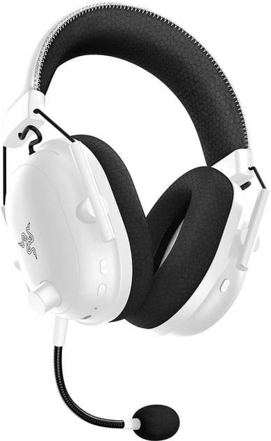 Фото - Гарнітура бездротова ігрова Razer Blackshark V2 PRO Wireless 
White (RZ04-04530200-R3M1)
