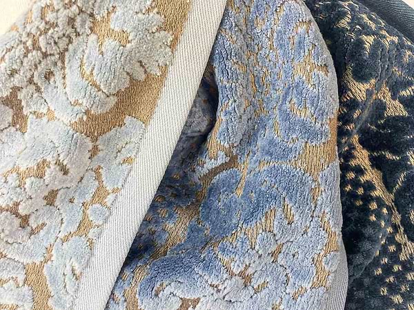 Фото - Полотенце банное GM Textile Дамаск синее махровое велюр 70х140