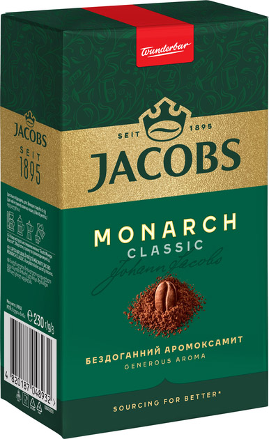 Фото - Кава мелена Jacobs Monarch Classic 230 г