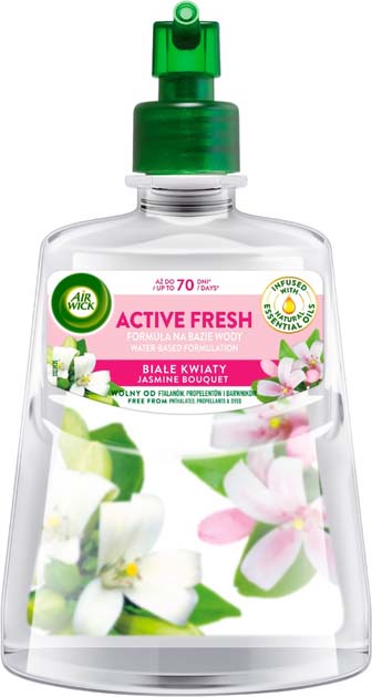 Фото - Сменный балон к освежителю воздуха Air Wick Jasmine Bouquet 228 мл