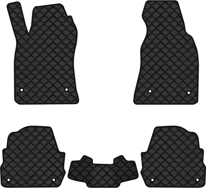 Килимки з екошкіри в салон авто EVAtech ECO для A6 (C5) FWD Restyling Audi 2001-2004 2 покоління Combi EU AU32841CVK5AV8BBB