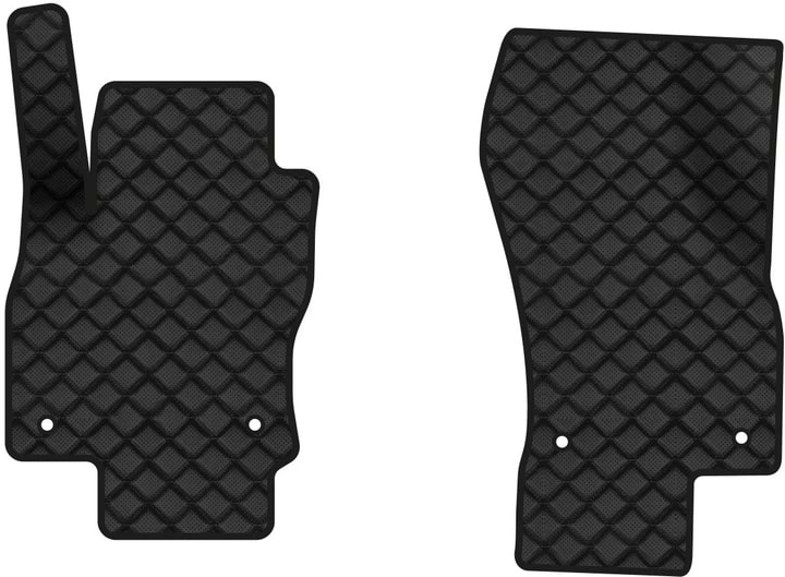 Килимки з екошкіри в салон авто передні EVAtech для Superb (B8) Skoda 2015-2024 3 покоління Liftback EU (SK3279AA2AV4BBB)