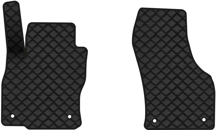 Килимки з екошкіри в салон авто передні EVAtech для Superb (B8) Skoda 2015-2024 3 покоління Combi EU (SK3278AR2AV4BBB)