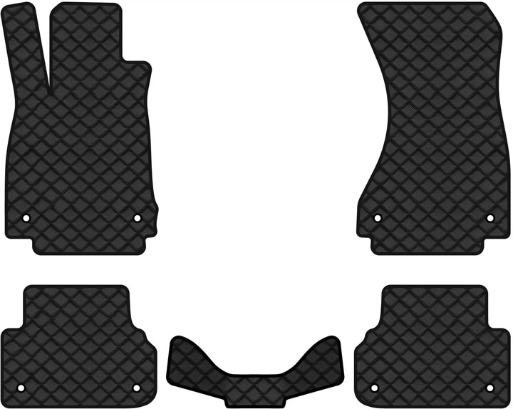 Килимки з екошкіри в салон авто EVAtech ECO для A4 (B9) Audi 2015 5 покоління Sedan USA AU32322C5AV8BBB