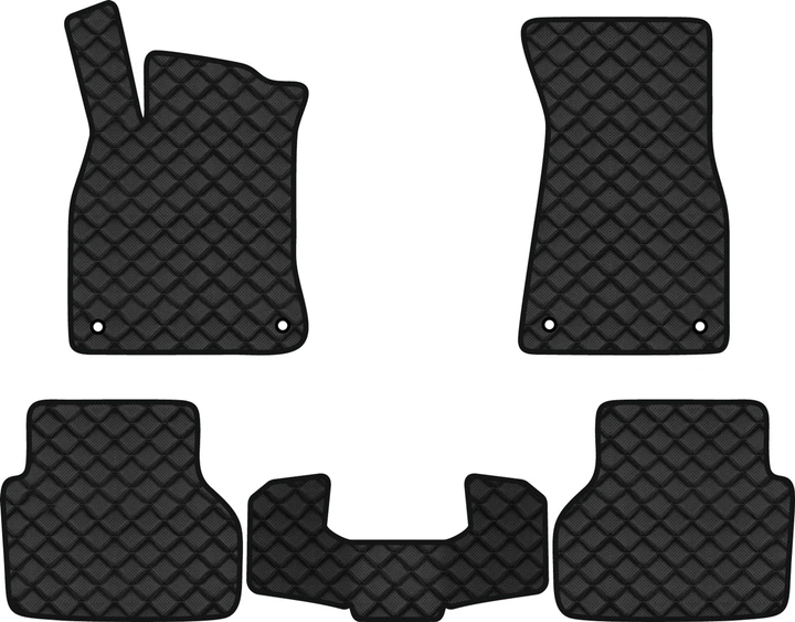 Коврики из экокожи в салон авто EVAtech ECO для A6 (C8) Hybrid Audi 2018 5 поколение Sedan EU AU44463C5AV4BBB