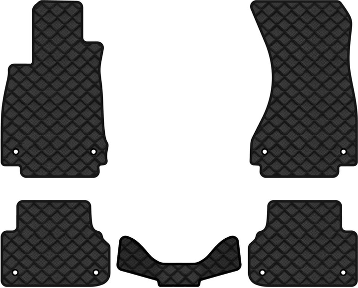 Килимки з екошкіри в салон авто EVAtech ECO для A4 (B9) Audi 2015 5 покоління Sedan USA AU32322CB5AV8BBB