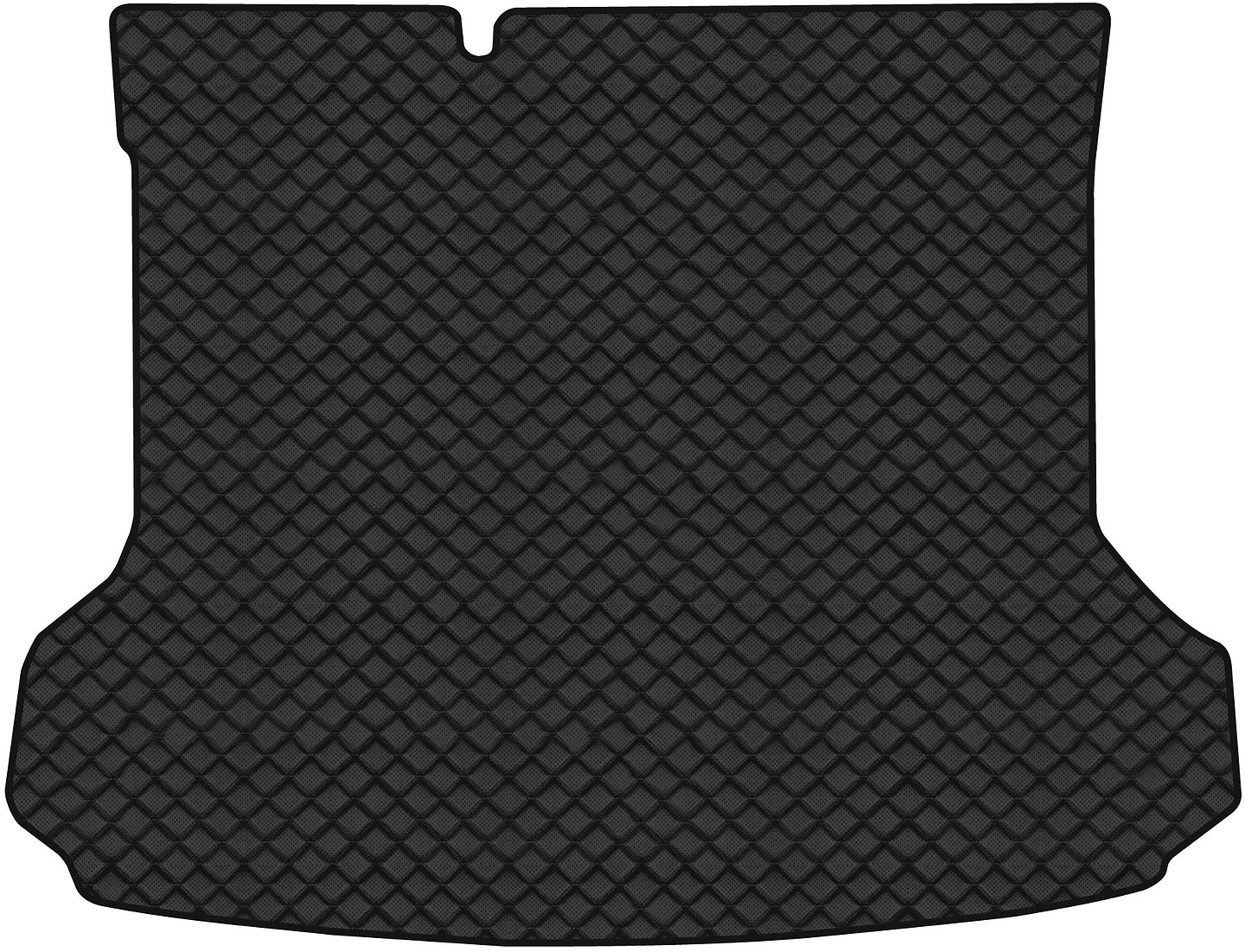 Килимок з екошкіри в багажник авто EVAtech для ID.4 X Volkswagen 2020 1 покоління SUV EU (VW12046BO1BBB)