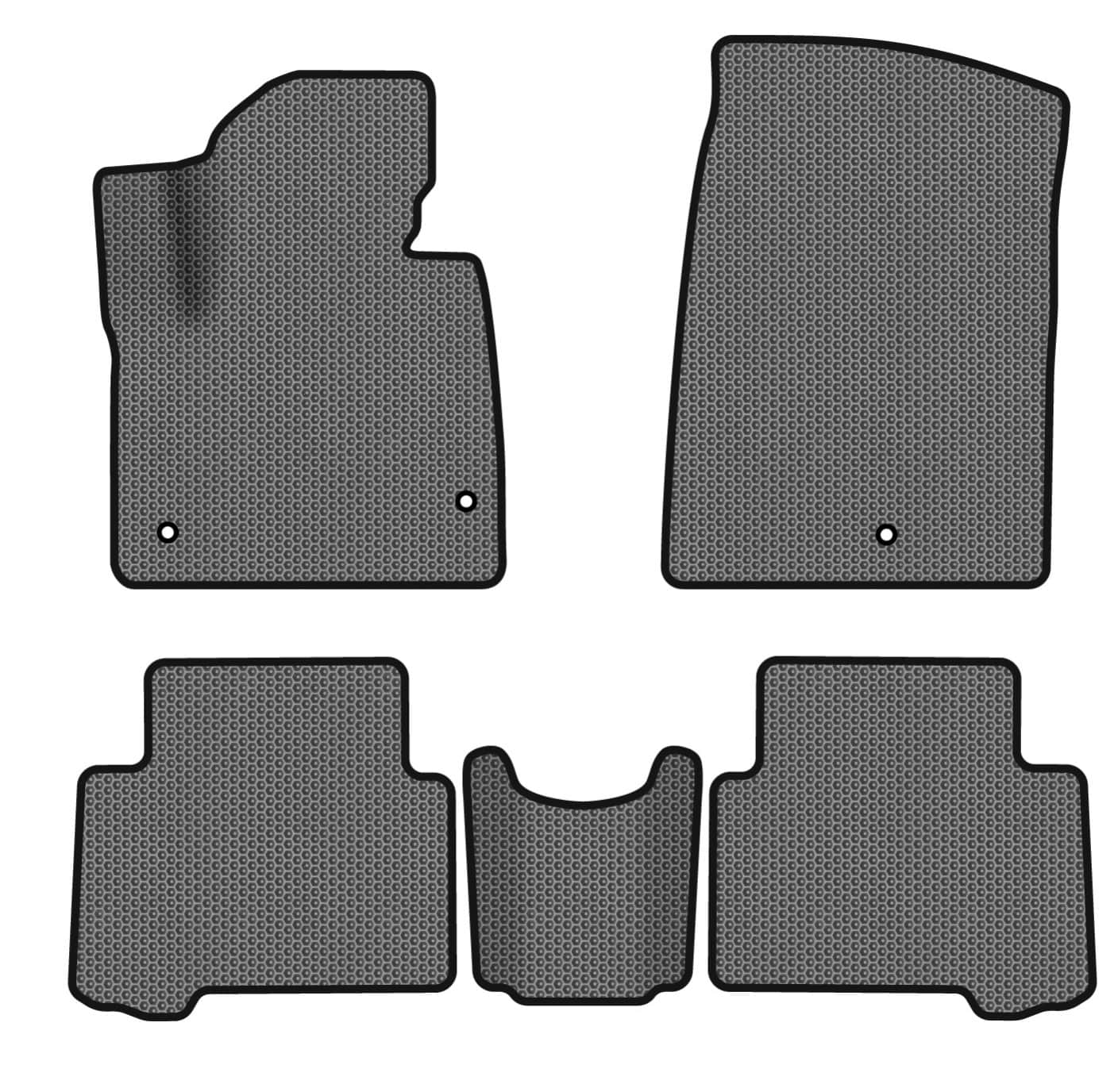 EVA коврики в салон авто EVAtech для Santa FE (DM) 7 seats Hyundai 2012-2017 3 поколение SUV USA HY34472CD5LA3SGB