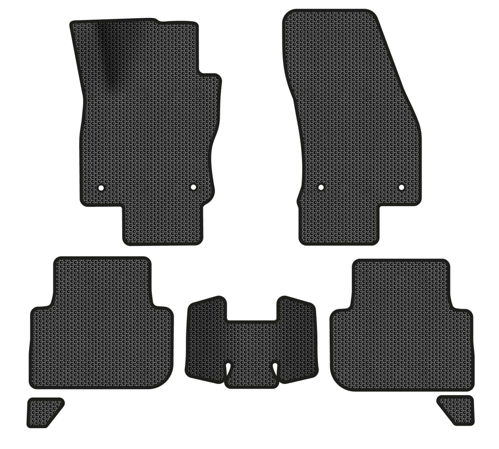 EVA коврики в салон авто EVAtech для Tiguan (Mk 2) Restyling Volkswagen 2020 2 поколение SUV EU (VW41380CK7AV4SBB)