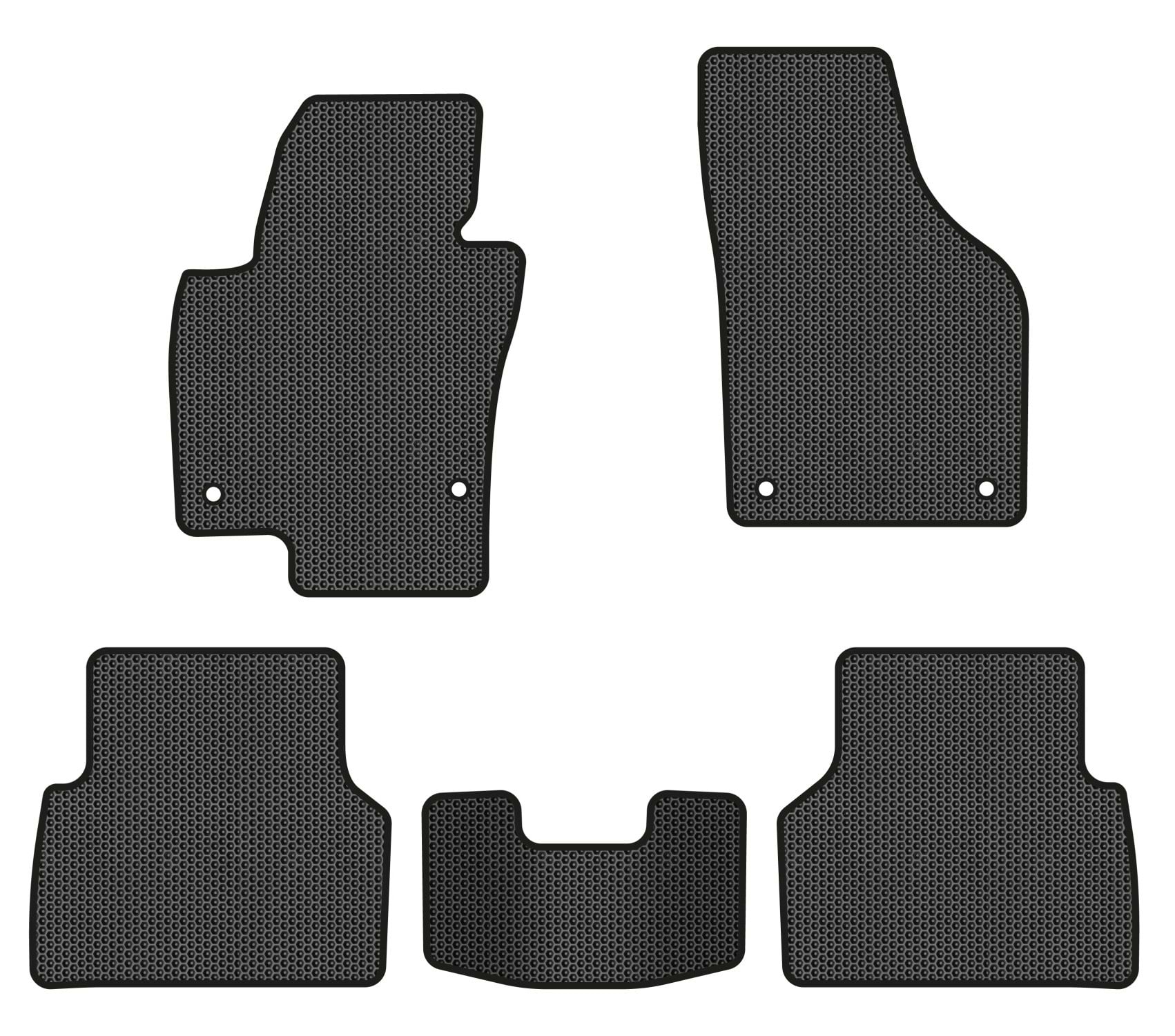 EVA килимки в салон авто EVAtech для Tiguan (NF) AT Volkswagen 2007-2018 1 покоління SUV EU (VW32872CZ5AV4SBB)