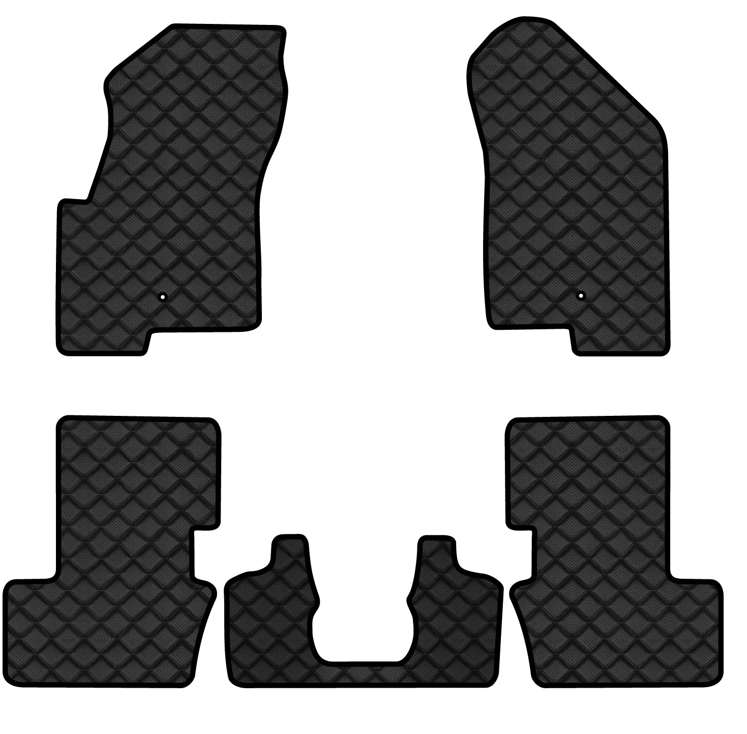 Коврики из экокожи в салон авто EVAtech для Patriot (MK74) Restyling Jeep 2011-2016 1 поколение SUV USA (JP1761CG5LA2BBB)