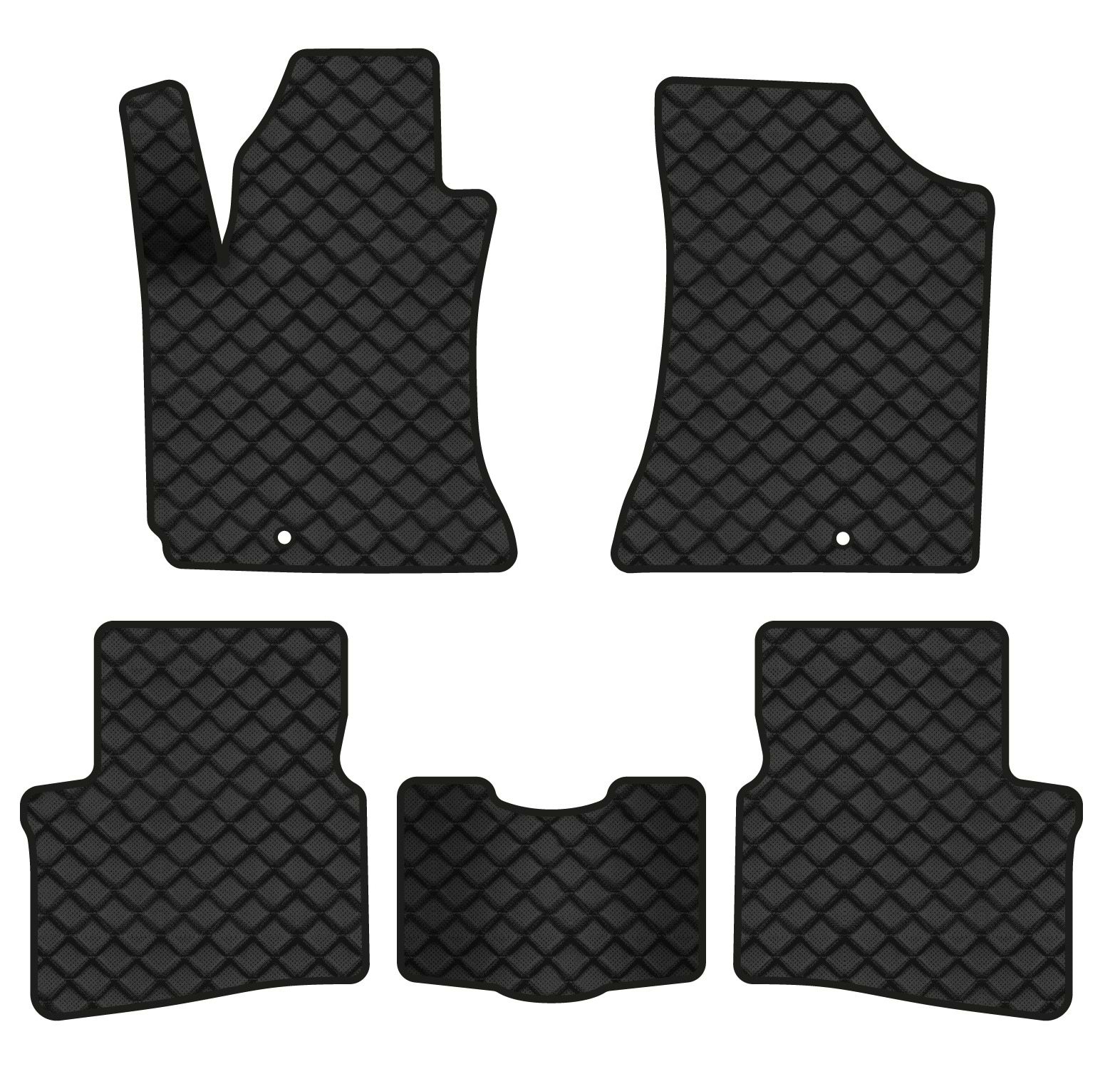 Коврики из экокожи в салон авто EVAtech для Ceed (ED) Kia 2006-2009 1 поколение Htb EU (KI3102CVC5AV2BBB)