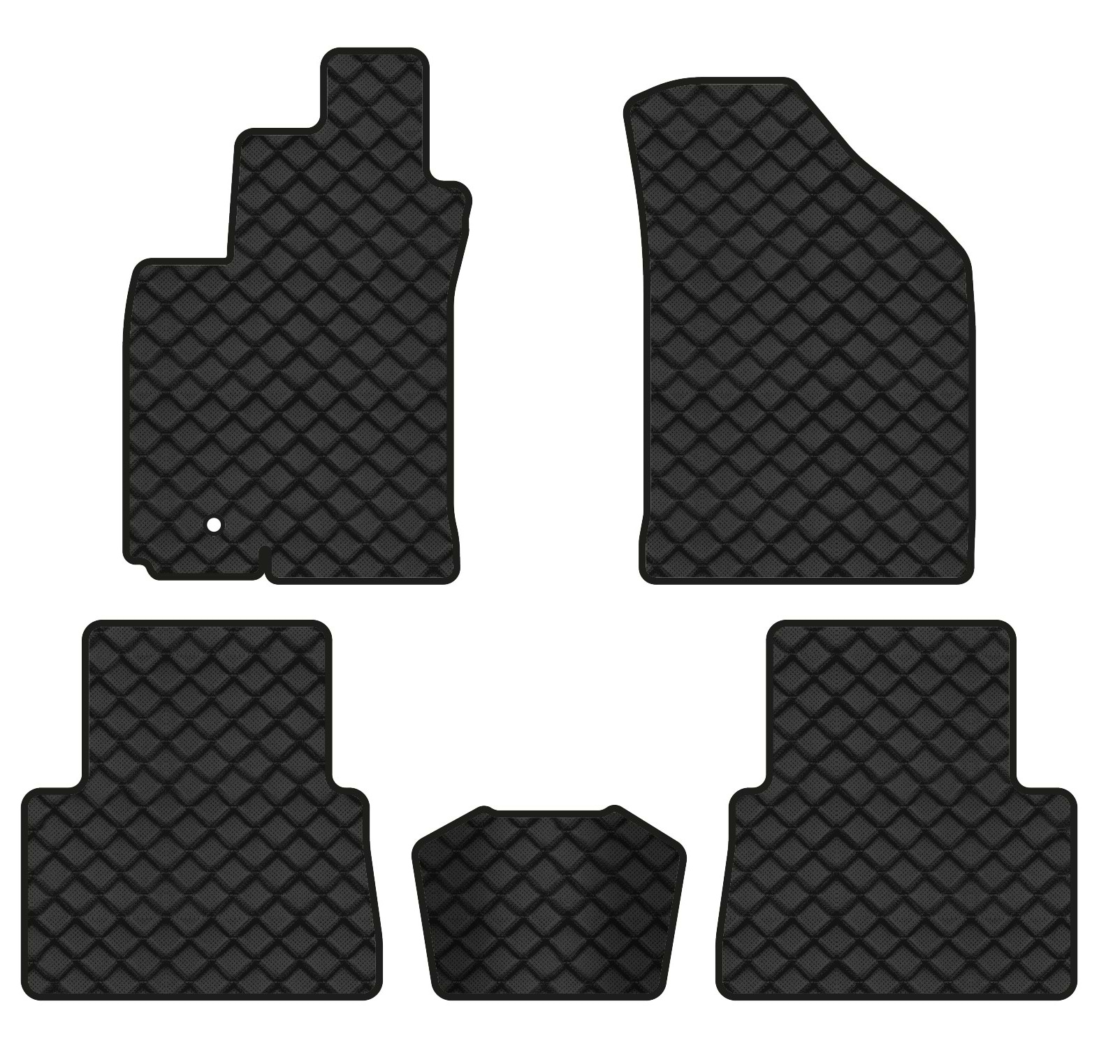 Коврики из экокожи в салон авто EVAtech ECO для Lacetti Chevrolet 2002 1 поколение Sedan EU CT343CG5AV1BBB