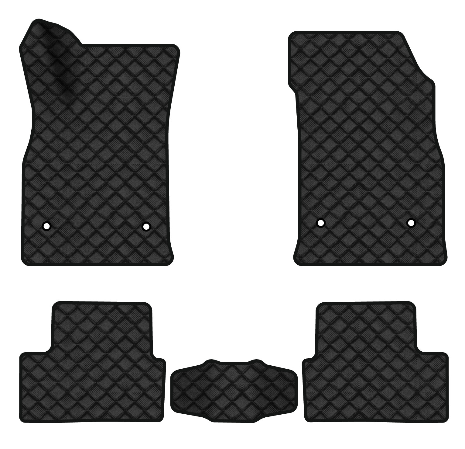 Коврики из экокожи в салон авто EVAtech ECO для Cruze (J300) Chevrolet 2009-2016 2 поколение Sedan EU CT340CE5AV4BBB