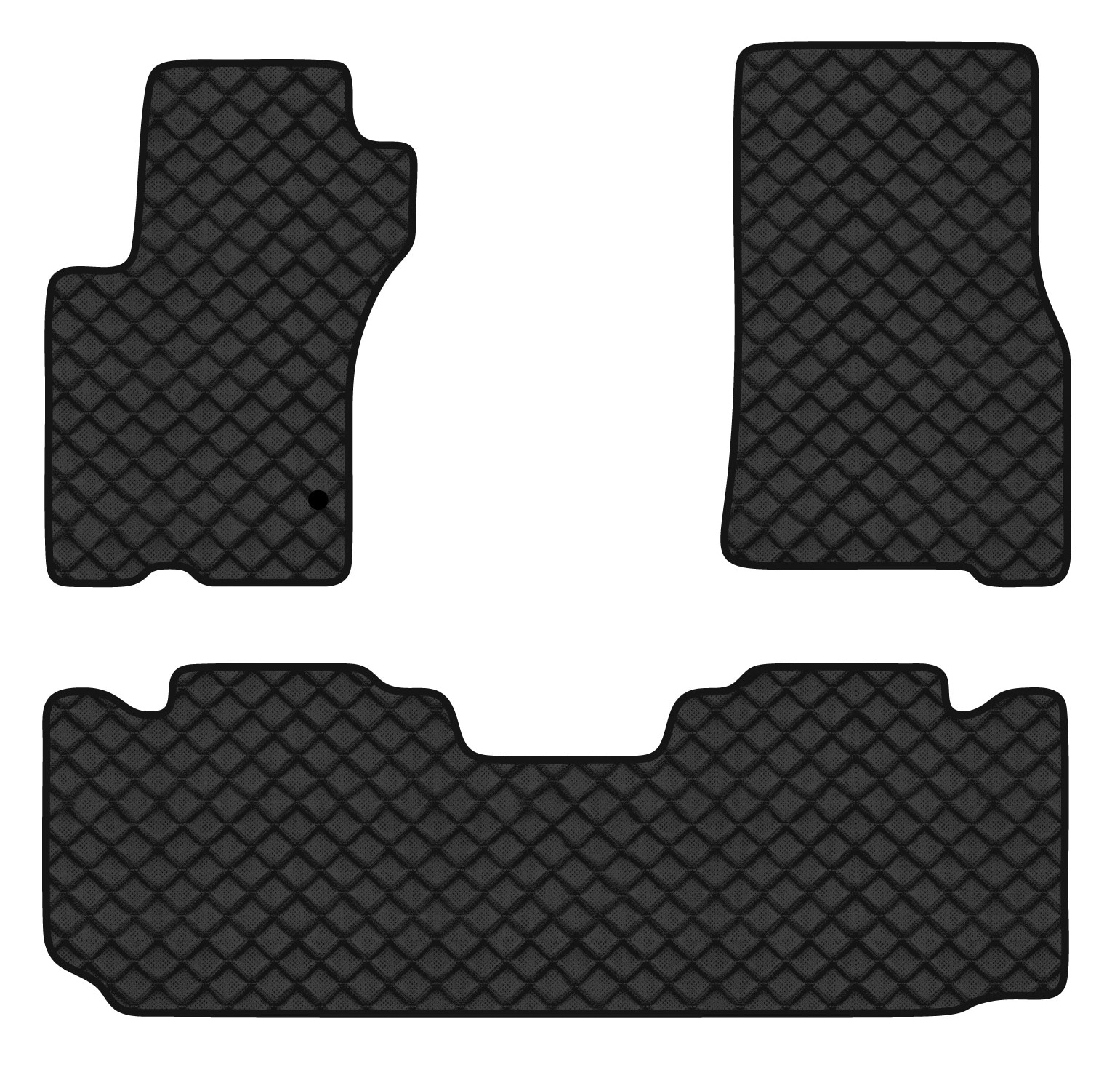 Коврики из экокожи в салон авто EVAtech для ML-Class (W163) 5 seats Mercedes-Benz 1997-2005 1 поколение SUV EU (MB21205ZB3MS1BBB)