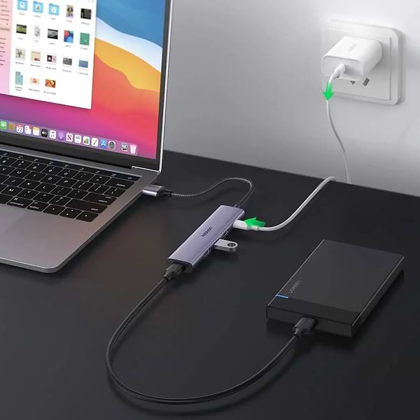 Фото - Хаб USB UGREEN CM473 USB 3.0 to 4-USB 3.0 Hub (20805)