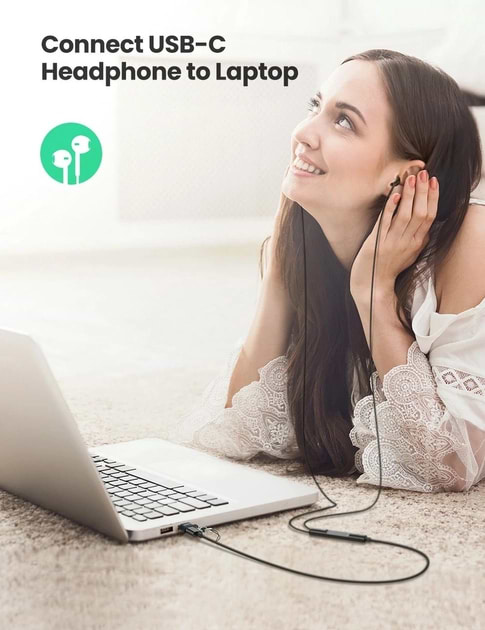 Фото - Переходник UGREEN US280 USB A Male to USB-C Female Black (50568)