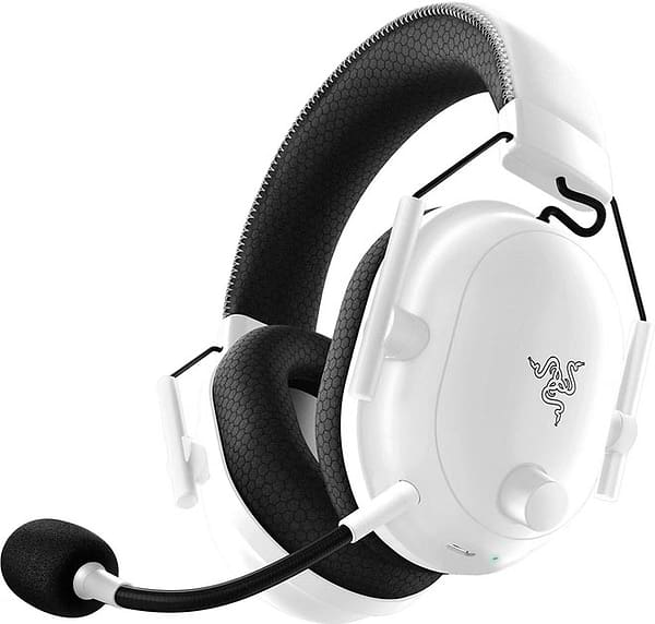 Фото - Гарнітура бездротова ігрова Razer Blackshark V2 PRO Wireless 
White (RZ04-04530200-R3M1)