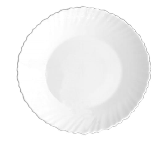 Тарелка обеденная Vittora V-220W Blanco Wave 220 мм