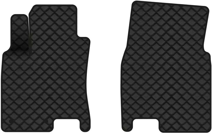 Килимки з екошкіри в салон авто передні EVAtech ECO для Qashqai (J10) Nissan 2006-2013 1 покоління SUV EU NS3393A2RN2BBB