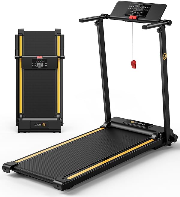 Фото - Бігова доріжка UREVO Foldi Mini black URTM006