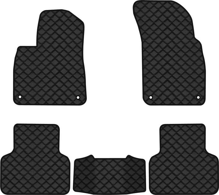 Килимки з екошкіри в салон авто EVAtech ECO для Q8 Audi 2018 1 покоління SUV EU AU1571CGB5AV4BBB