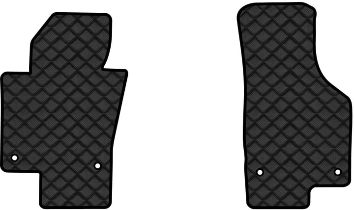 Килимки з екошкіри в салон авто передні EVAtech ECO для Passat (B6) (with armrest) Volkswagen 2005-2010 6 покоління Combi EU VW31276AL2TL4BBB