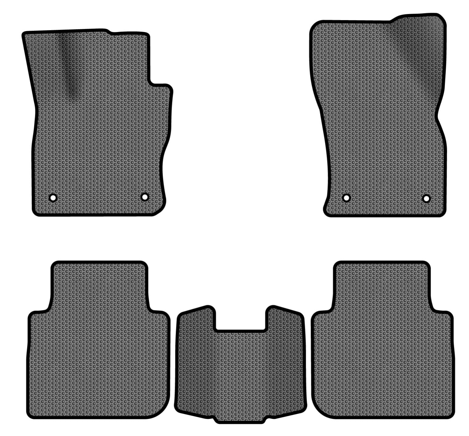 EVA коврики в салон авто EVAtech для Tiguan Allspace 7 seats Volkswagen 2016-2020 1 поколение SUV USA (VW1727CO5AV4SGB)