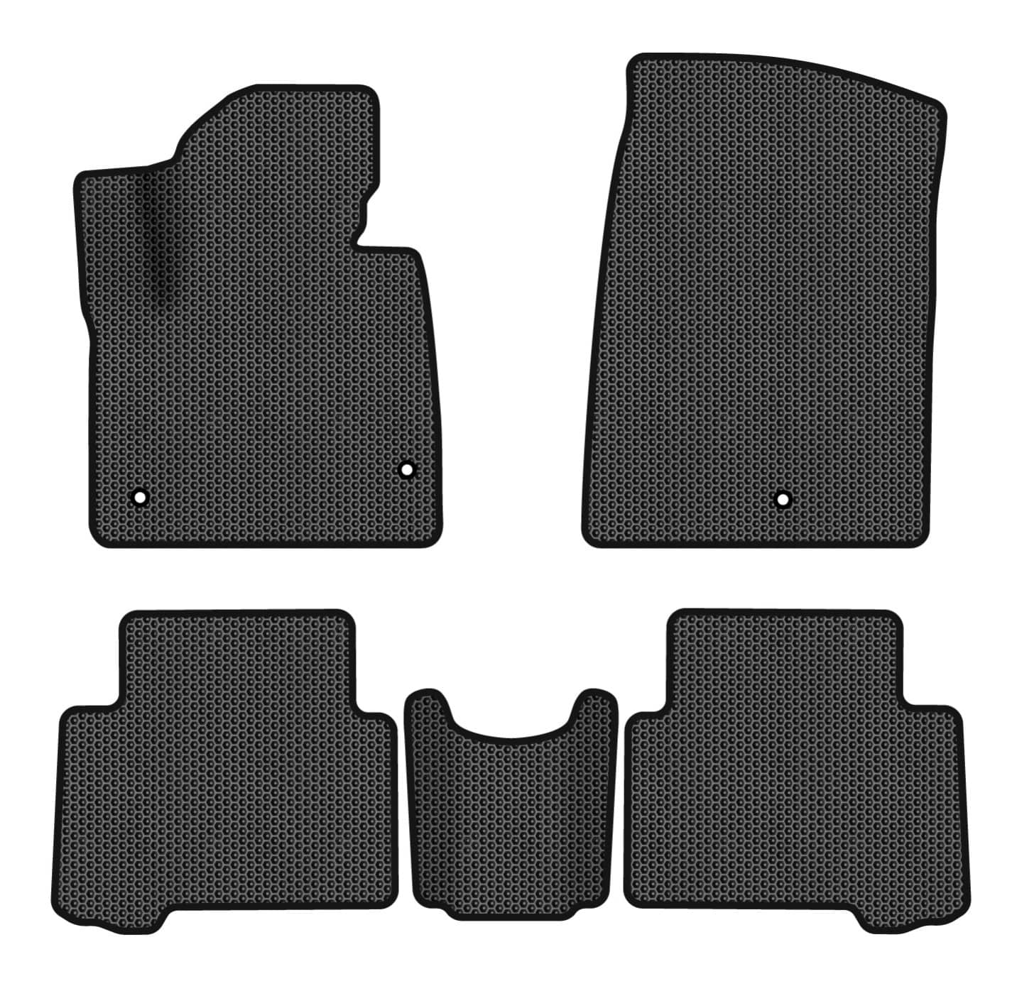 EVA коврики в салон авто EVAtech для Santa FE (DM) 7 seats Hyundai 2012-2017 3 поколение SUV USA HY34472CD5LA3SBB