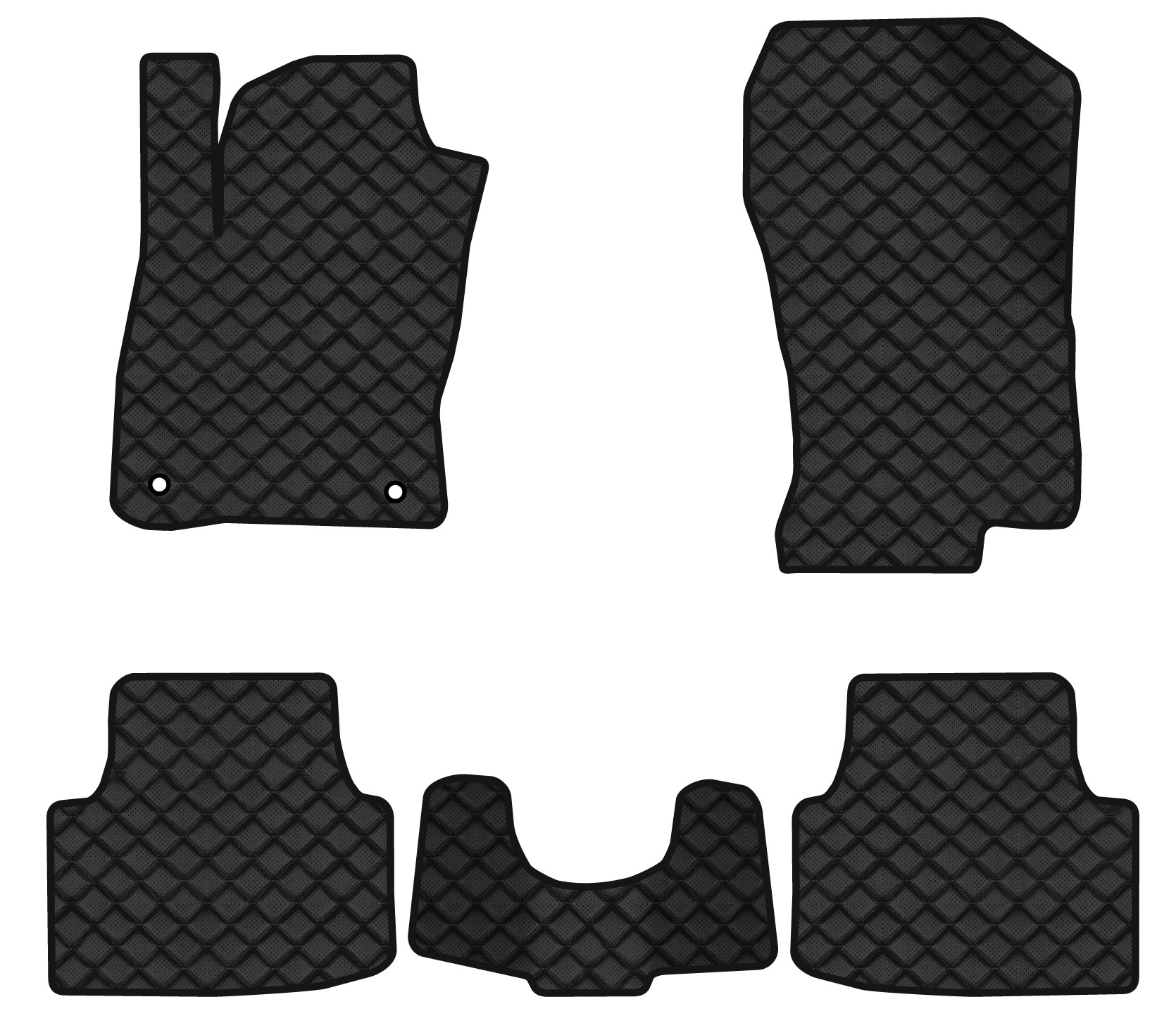 Коврики из экокожи в салон авто EVAtech ECO для Formentor Cupra 2020 1 поколение SUV EU CU41978CLG5AV2BBB