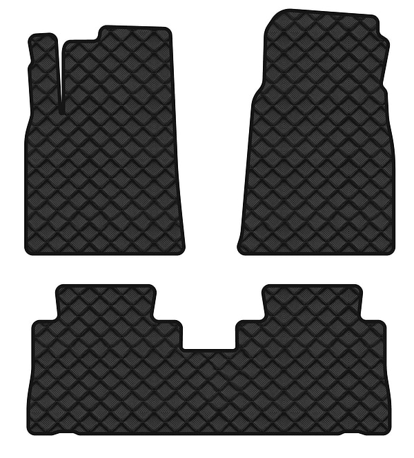 Фото - Килимки з екошкіри в салон авто EVAtech ECO для Captiva (C140) 7 seats MT Restyling Chevrolet 2011-2018 1 покоління SUV EU CT1173Z3BBB