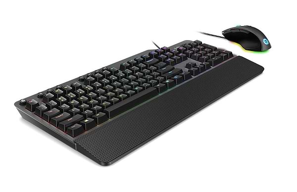 Фото - Клавіатура дротова ігрова Lenovo Legion K500 RGB Mechanical Gaming Keyboard UKR (GY41L16650)