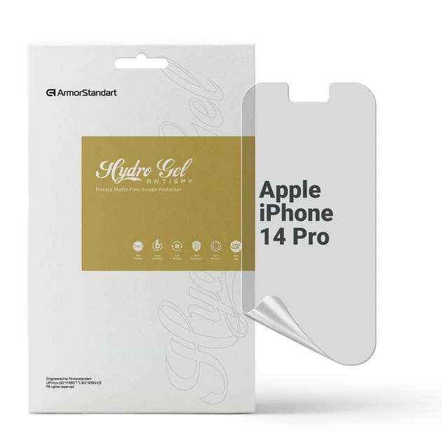 Захисна плівка для смартфону Armorstandart Anti-spy for Apple iPhone 14 Pro (ARM63994) - Фото 1