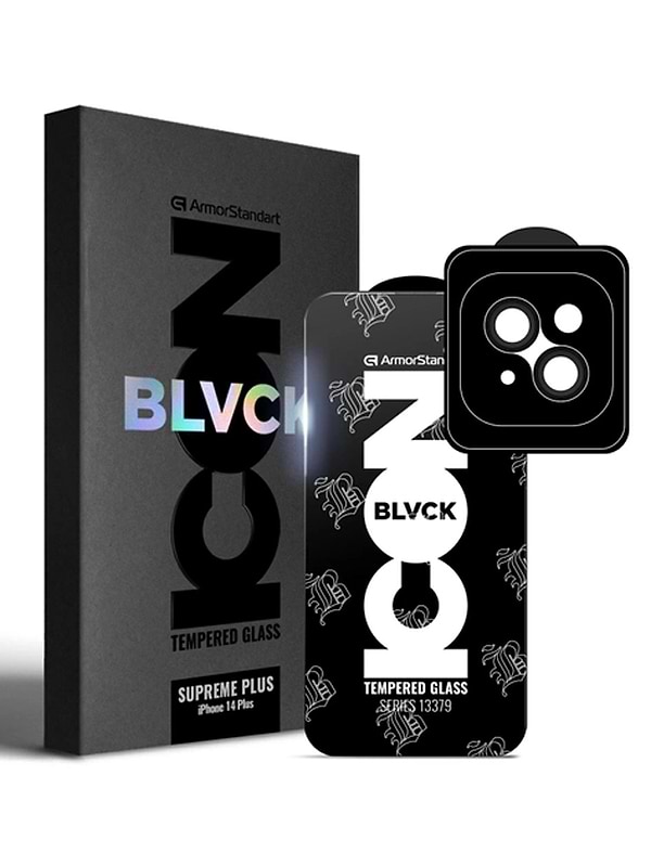 Фото - Защитное стекло для смартфона Armorstandart Supreme Plus Black Icon for Apple iPhone 14 Plus (ARM68069)