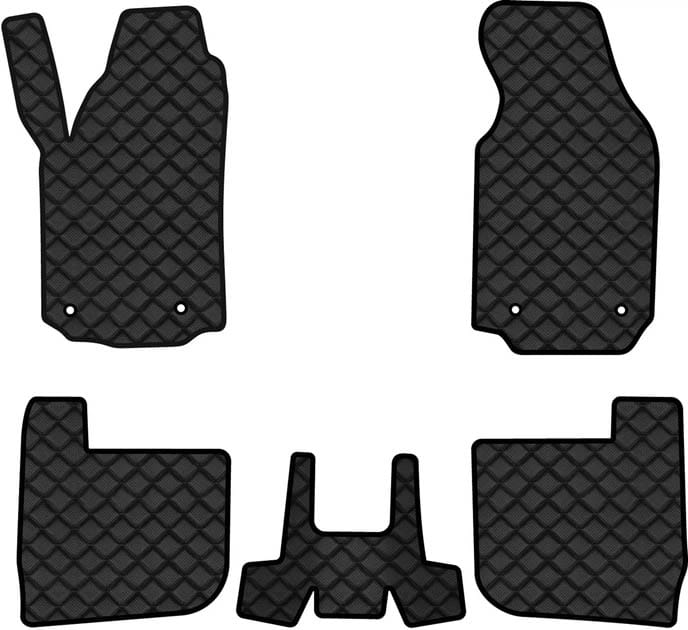 Коврики из экокожи в салон авто EVAtech ECO для A6 (C4) Audi 1994-1997 1 поколение Sedan EU AU1416CV5AV4BBB