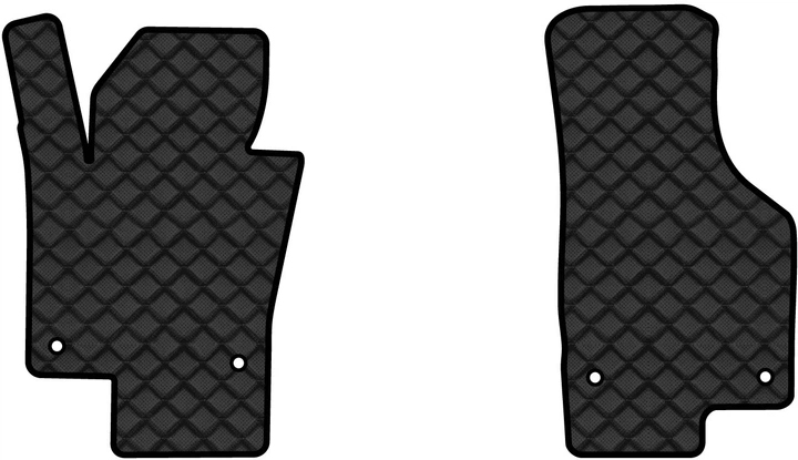 Килимки з екошкіри в салон авто передні EVAtech ECO для Passat (B6) (with armrest) Volkswagen 2005-2010 6 покоління Combi EU VW31276AK2TL4BBB