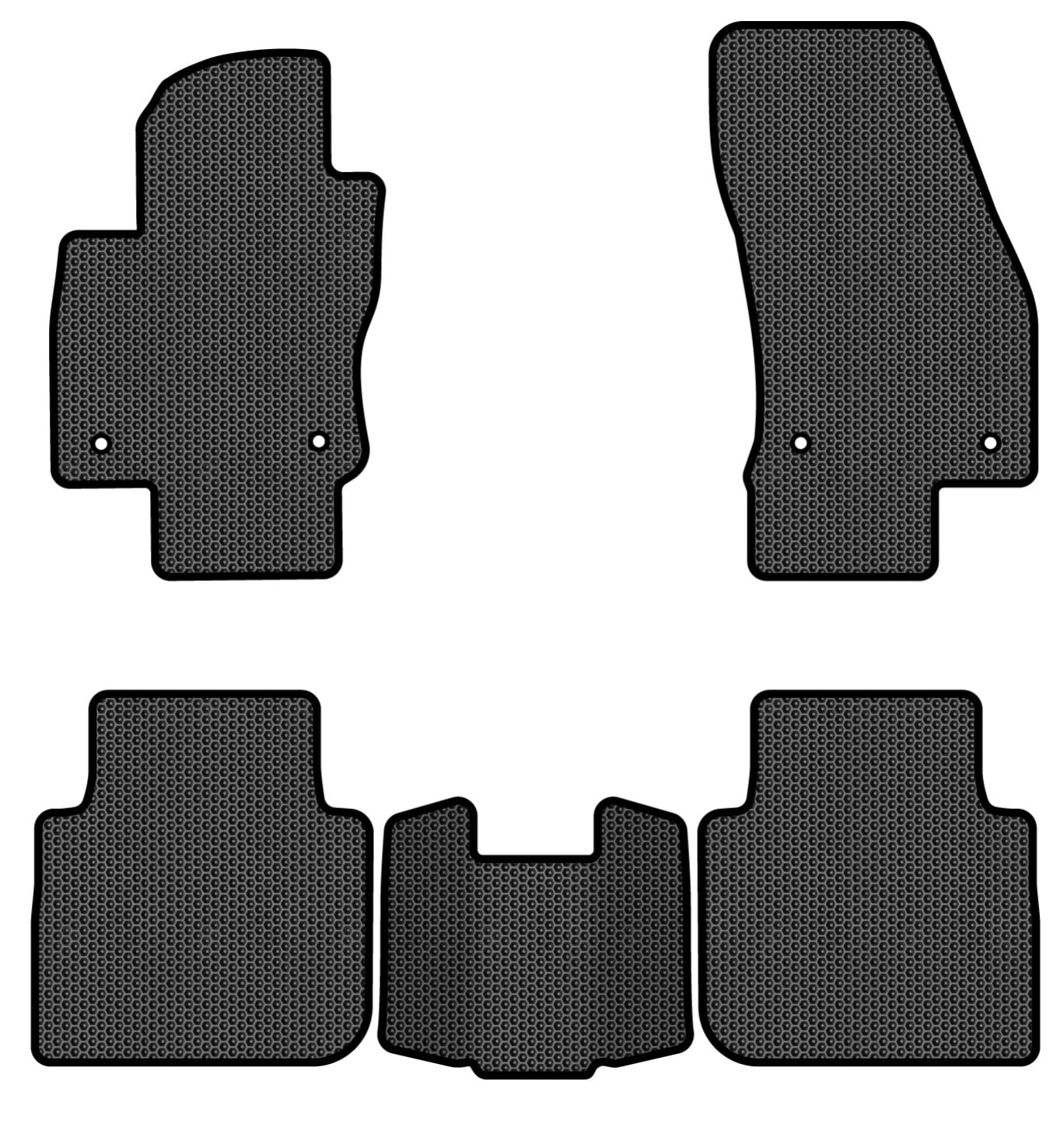 EVA коврики в салон авто EVAtech для Tiguan Allspace 7 seats Volkswagen 2016-2020 1 поколение SUV USA (VW1727CM5AV4SBB)