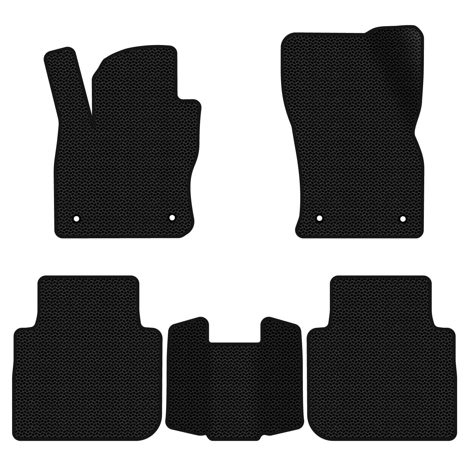 EVA коврики в салон авто EVAtech для Tiguan Allspace 5 seats Volkswagen 2016-2020 1 поколение SUV USA (VW13965CN5AV4KBB)