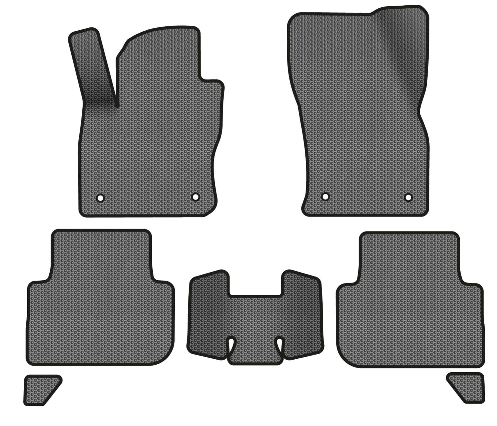 EVA килимки в салон авто EVAtech для Tiguan (Mk 2) Restyling Volkswagen 2020 2 покоління SUV EU (VW41380CN7AV4SGB)