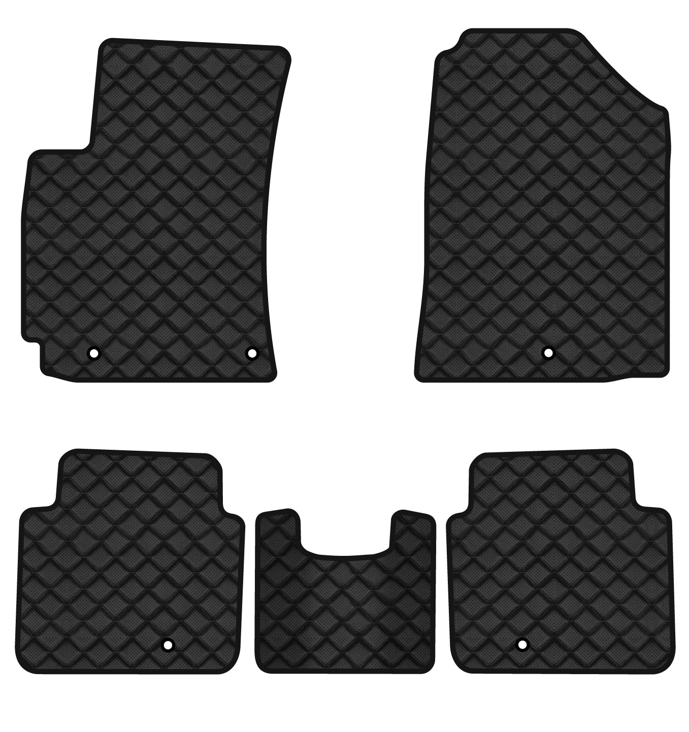 Коврики из экокожи в салон авто EVAtech ECO для Elantra (AD) Hyundai 2015-2020 6 поколение Sedan USA HY1478CG5KH5BBB